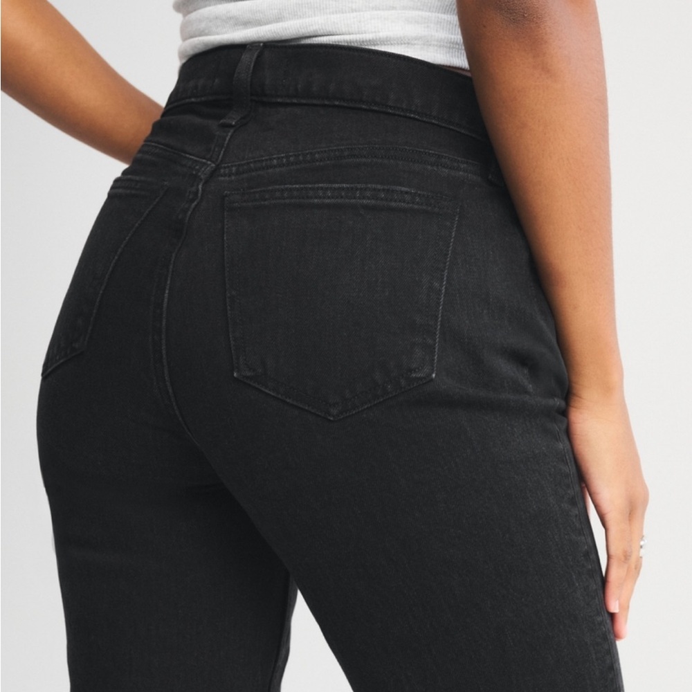 Abercrombie & Fitch Black Straight Leg Jeans - Picture 5 of 8